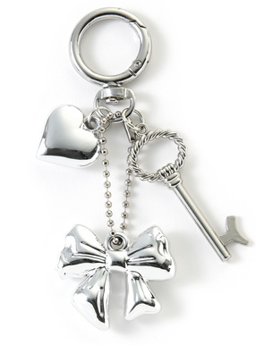ハートリボンキーチャーム
