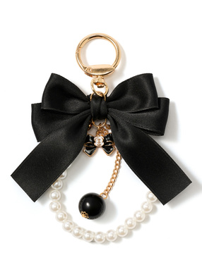 リボンパールキーチャーム