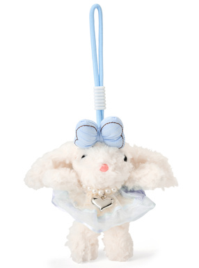 オーガンジーたれ耳ラビットチャーム