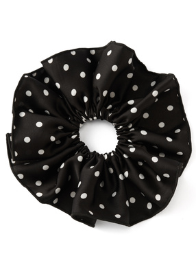 ドット柄シュシュ