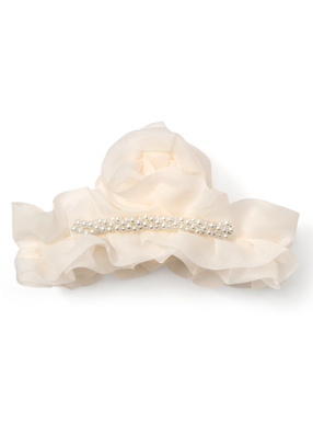 パールフリルクリップ