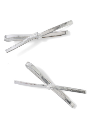 レザーリボンクリップ2個セット