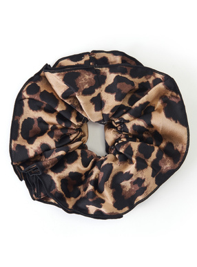 レオパード柄シュシュ