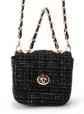 ツイードミニショルダーバッグ