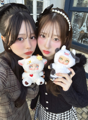 佐野愛花(CUTIE STREET)着用 GRL FRIENDS ぴぴちゃん　ぬいぐるみペンダント