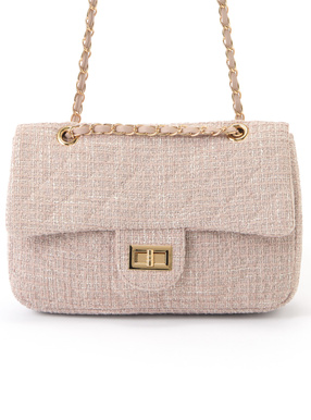 2Wayツイードショルダーバッグ