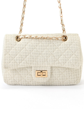 2Wayツイードショルダーバッグ