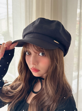 ロゴプレートキャスケット