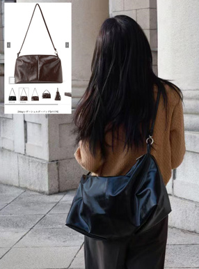2Wayレザーショルダーバッグ
