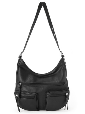 マルチポケットレザーショルダーバッグ