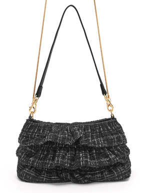 2Wayツイードフリルミニバッグ