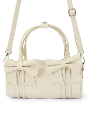 2Wayリボンラウンドボストンバッグ