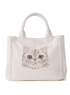 キャットステッチトートバッグ