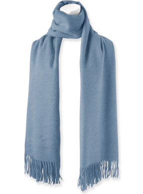 ウールフリンジオーバーサイズマフラー