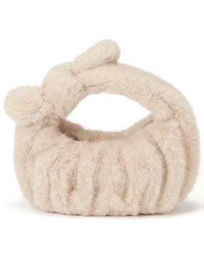 ファーワンハンドルバッグ