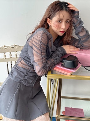 ハートレザーミニバッグ