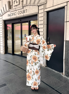 巾着ラタンかごバッグ