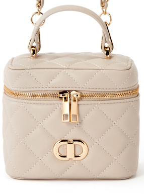 2Wayキルティングバニティバッグ