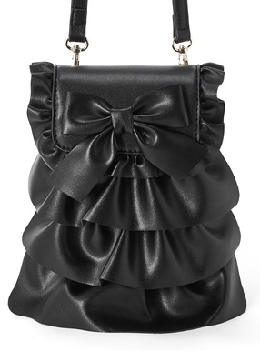 リボンフリルショルダーバッグ