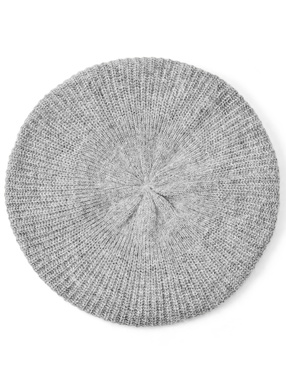 ウール混ニットベレー帽