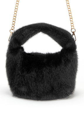 2Wayチェーンショルダーファーバッグ