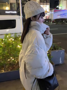 ケーブル編みニット帽