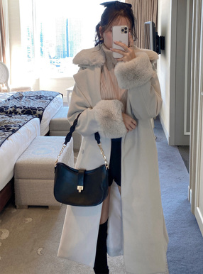 2Wayツイストハンドルクロワッサンバッグ