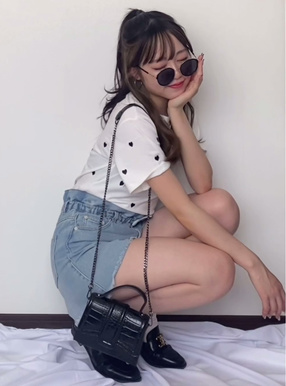 2Wayクロコダイル柄ベルテッドミニバッグ