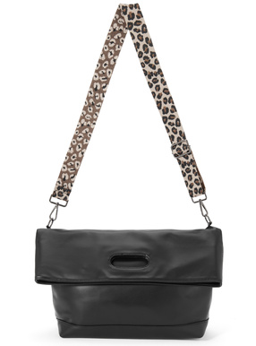 ストラップ付き2Wayレザートートバッグ