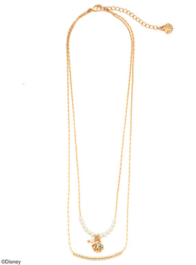 GRL　ディズニープリンセスシリーズ　アリエル／2連ネックレス
