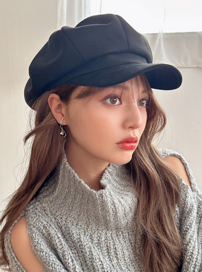 パールクリアストーンロングイヤリング