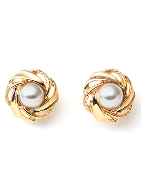 パールツイストミニピアス