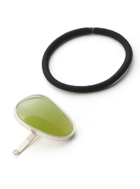 ヘアゴム付きストーンヘアカフ