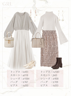 花モチーフパールピアス