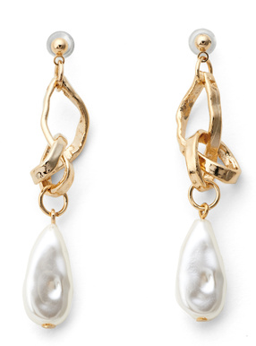 ドロップパールピアス