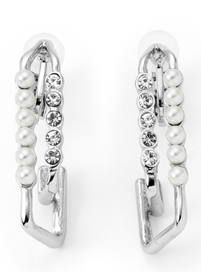 ビジューパールイヤリング