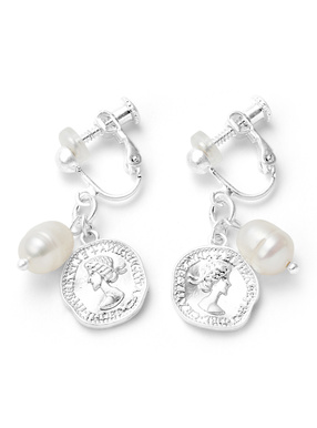 コインパールイヤリング