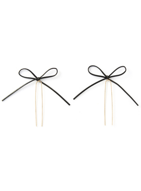 リボンヘアピン2点セット