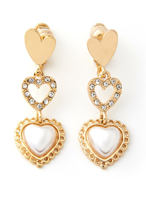 トリプルハートイヤリング