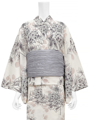 紫陽花浴衣セット