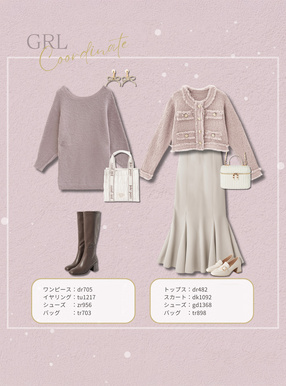 リボンビジューミニイヤリング