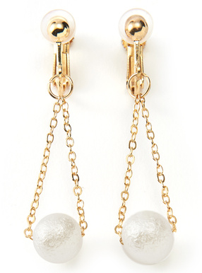 パールチェーンイヤリング