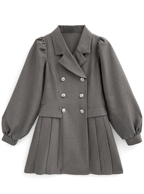 プリーツテーラードジャケット