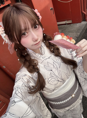 3点セット2Way線花柄セパレート浴衣