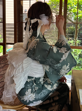 芍薬浴衣セット