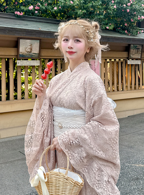 3点セット2Wayレースフリルセパレート浴衣