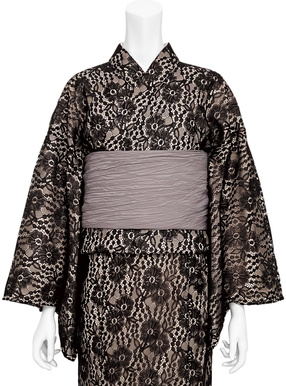 3点セット2Wayレース花柄セパレート浴衣