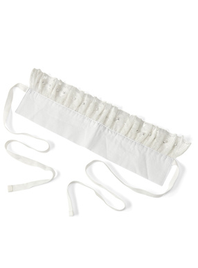 パールフリルレース帯揚げ