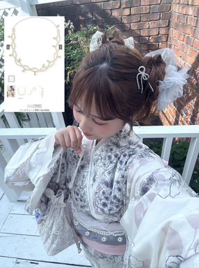パールチェーン帯飾り
