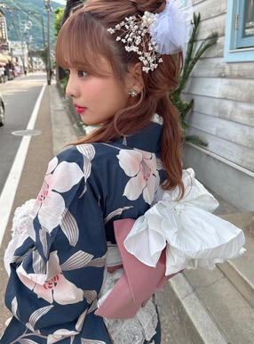 パールフラワーヘアコーム